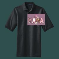 Heavyweight Cotton Pique Polo with Pocket Thumbnail