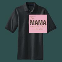 Heavyweight Cotton Pique Polo with Pocket Thumbnail