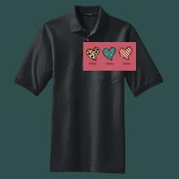 Heavyweight Cotton Pique Polo with Pocket Thumbnail