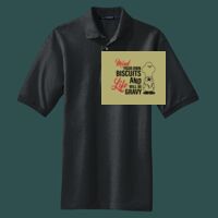 Heavyweight Cotton Pique Polo with Pocket Thumbnail