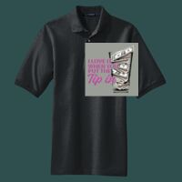Heavyweight Cotton Pique Polo with Pocket Thumbnail