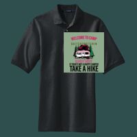 Heavyweight Cotton Pique Polo with Pocket Thumbnail