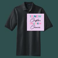 Heavyweight Cotton Pique Polo with Pocket Thumbnail