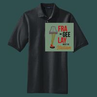 Heavyweight Cotton Pique Polo with Pocket Thumbnail