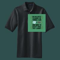 Heavyweight Cotton Pique Polo with Pocket Thumbnail