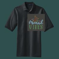 Heavyweight Cotton Pique Polo with Pocket Thumbnail