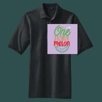 Heavyweight Cotton Pique Polo with Pocket Thumbnail