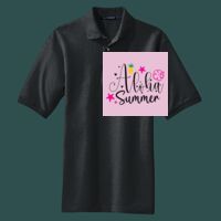Heavyweight Cotton Pique Polo with Pocket Thumbnail