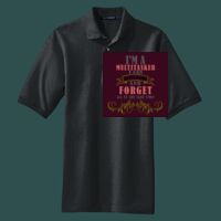 Heavyweight Cotton Pique Polo with Pocket Thumbnail