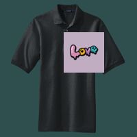 Heavyweight Cotton Pique Polo with Pocket Thumbnail