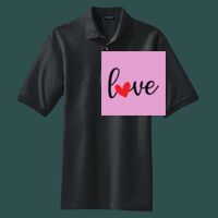 Heavyweight Cotton Pique Polo with Pocket Thumbnail