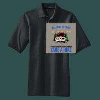 Heavyweight Cotton Pique Polo with Pocket Thumbnail