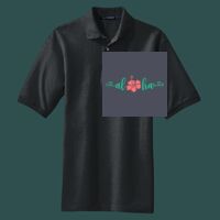 Heavyweight Cotton Pique Polo with Pocket Thumbnail