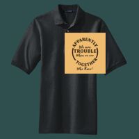 Heavyweight Cotton Pique Polo with Pocket Thumbnail