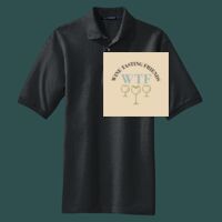 Heavyweight Cotton Pique Polo with Pocket Thumbnail