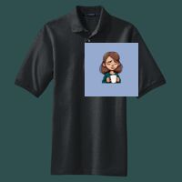Heavyweight Cotton Pique Polo with Pocket Thumbnail