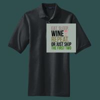 Heavyweight Cotton Pique Polo with Pocket Thumbnail