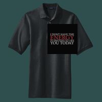 Heavyweight Cotton Pique Polo with Pocket Thumbnail