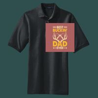 Heavyweight Cotton Pique Polo with Pocket Thumbnail