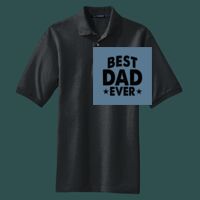 Heavyweight Cotton Pique Polo with Pocket Thumbnail