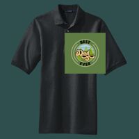 Heavyweight Cotton Pique Polo with Pocket Thumbnail