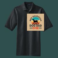 Heavyweight Cotton Pique Polo with Pocket Thumbnail