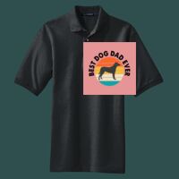 Heavyweight Cotton Pique Polo with Pocket Thumbnail