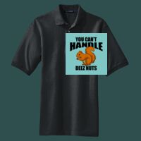 Heavyweight Cotton Pique Polo with Pocket Thumbnail