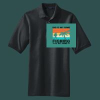 Heavyweight Cotton Pique Polo with Pocket Thumbnail