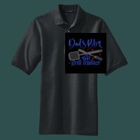 Heavyweight Cotton Pique Polo with Pocket Thumbnail