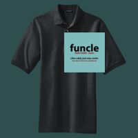 Heavyweight Cotton Pique Polo with Pocket Thumbnail
