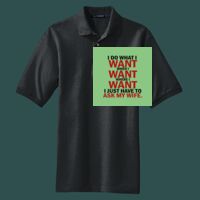 Heavyweight Cotton Pique Polo with Pocket Thumbnail