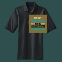 Heavyweight Cotton Pique Polo with Pocket Thumbnail
