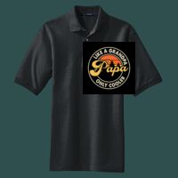Heavyweight Cotton Pique Polo with Pocket Thumbnail