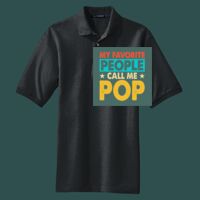 Heavyweight Cotton Pique Polo with Pocket Thumbnail
