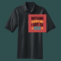 Heavyweight Cotton Pique Polo with Pocket Thumbnail