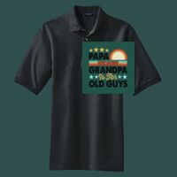 Heavyweight Cotton Pique Polo with Pocket Thumbnail