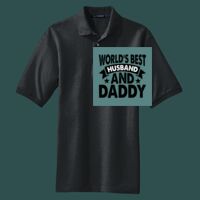 Heavyweight Cotton Pique Polo with Pocket Thumbnail