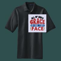 Heavyweight Cotton Pique Polo with Pocket Thumbnail