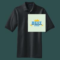 Heavyweight Cotton Pique Polo with Pocket Thumbnail