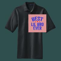 Heavyweight Cotton Pique Polo with Pocket Thumbnail
