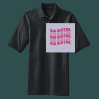 Heavyweight Cotton Pique Polo with Pocket Thumbnail