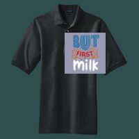 Heavyweight Cotton Pique Polo with Pocket Thumbnail