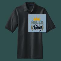Heavyweight Cotton Pique Polo with Pocket Thumbnail