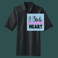 Heavyweight Cotton Pique Polo with Pocket Thumbnail