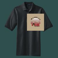 Heavyweight Cotton Pique Polo with Pocket Thumbnail