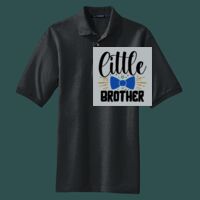 Heavyweight Cotton Pique Polo with Pocket Thumbnail