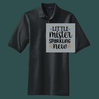 Heavyweight Cotton Pique Polo with Pocket Thumbnail