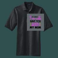 Heavyweight Cotton Pique Polo with Pocket Thumbnail