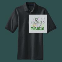 Heavyweight Cotton Pique Polo with Pocket Thumbnail